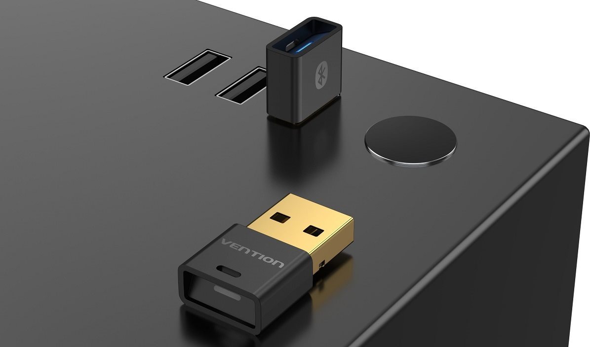 Bluetooth Adapter Vention USB Bluetooth 5.0 Adapter Black Mini Type External Bluetooth Adapter Vention USB Bluetooth 5.0 Adapter Black Mini Type External