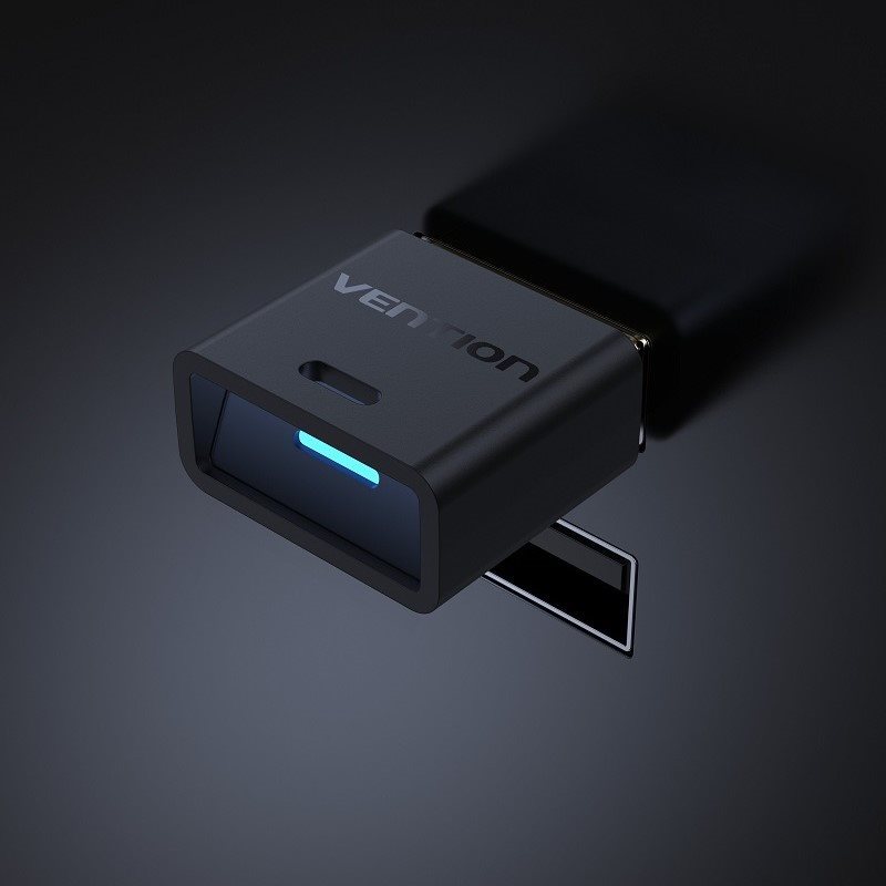Bluetooth Adapter Vention USB Bluetooth 5.0 Adapter Black Mini Type External Bluetooth Adapter Vention USB Bluetooth 5.0 Adapter Black Mini Type External