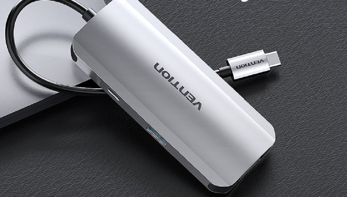 Vention USB-C to HDMI / VGA / USB 3.0 x 3 / PD Docking Station 0.15M Gray Aluminum Vention USB-C to HDMI / VGA / USB 3.0 x 3 / PD Docking Station 0.15M Gray Aluminum