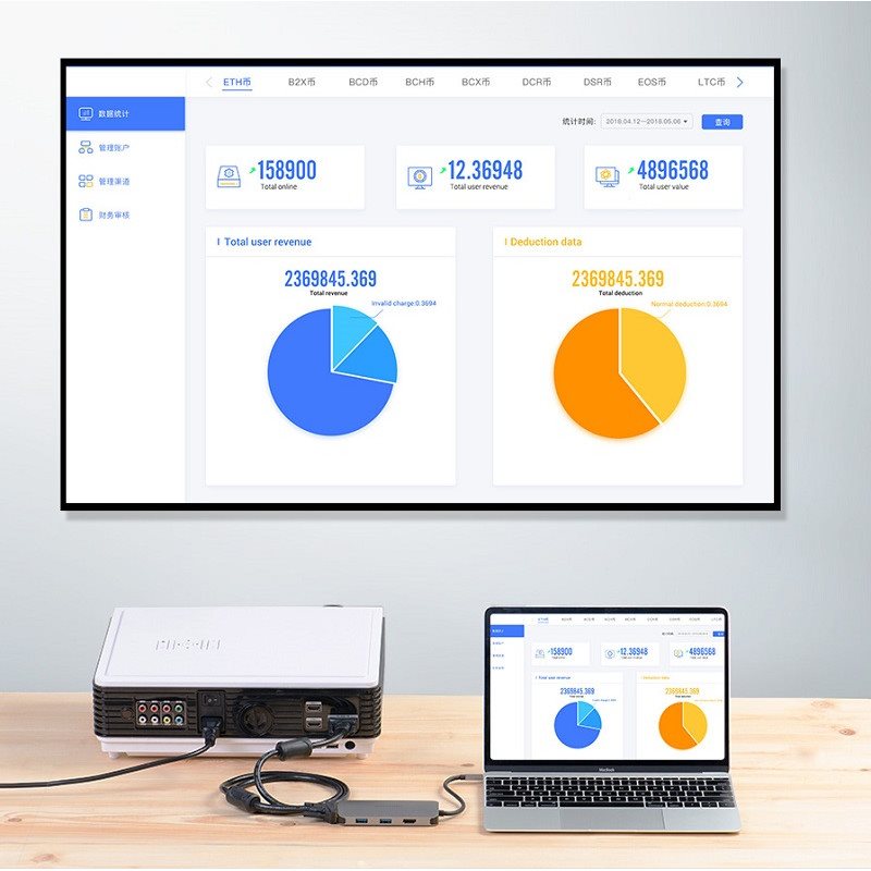 Vention USB-C to HDMI / VGA / USB 3.0 x 3 / PD Docking Station 0.15M Gray Aluminum Vention USB-C to HDMI / VGA / USB 3.0 x 3 / PD Docking Station 0.15M Gray Aluminum