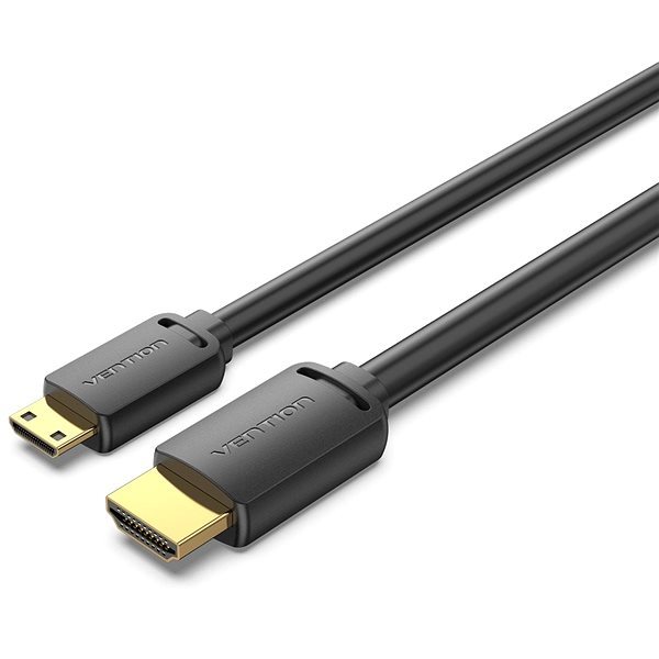 Vention HDMI-C Stecker auf HDMI-A Stecker 4K HD Kabel 2m Schwarz Vention HDMI-C Stecker auf HDMI-A Stecker 4K HD Kabel 2m Schwarz