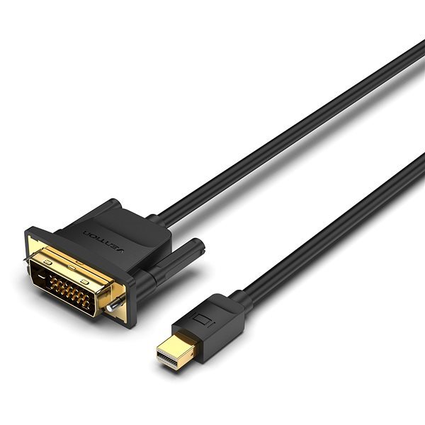 Videokabel Vention Mini DP Stecker auf DVI-D Stecker HD Kabel 1m Schwarz
