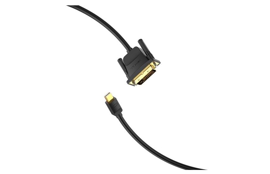 Videokabel Vention Mini DP Stecker auf DVI-D Stecker HD Kabel 1m Schwarz