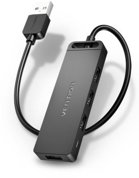 Vention 4-Port USB 2.0 Hub mit Netzteil