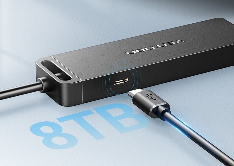 Vention 4-Port USB 2.0 Hub mit Netzteil