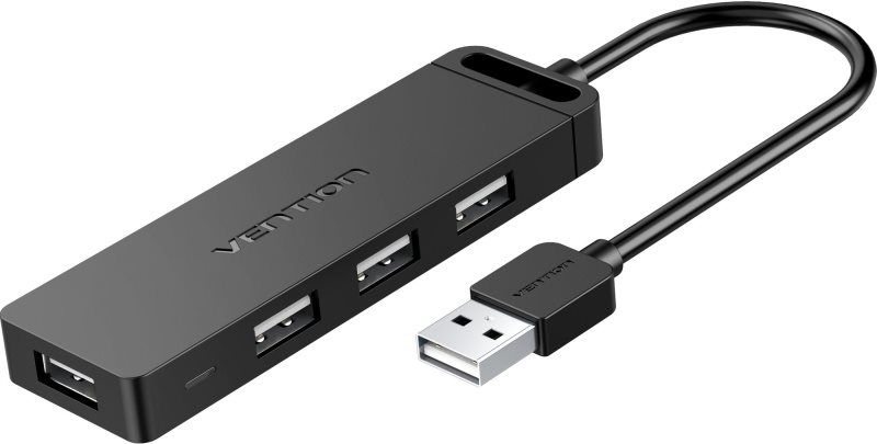 Vention 4-Port USB 2.0 Hub mit Netzteil