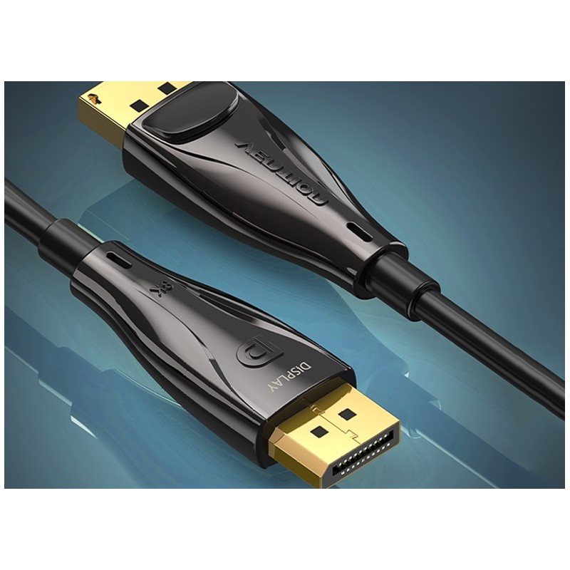 Vention Optical DP 1.4 (Display Port) Cable 8K 30M Black Zinc Alloy Type