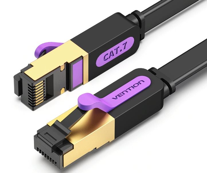 Síťový kabel Vention Flat Cat.7 Patch Cable