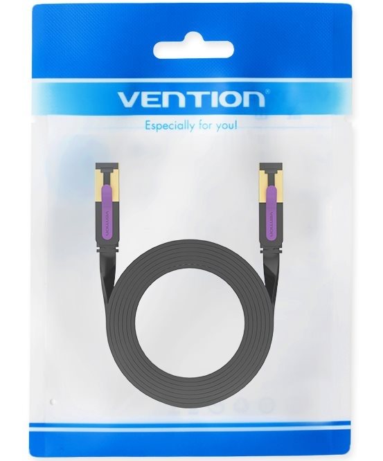 Sieťový kábel Vention Flat Cat.7 Patch Cable