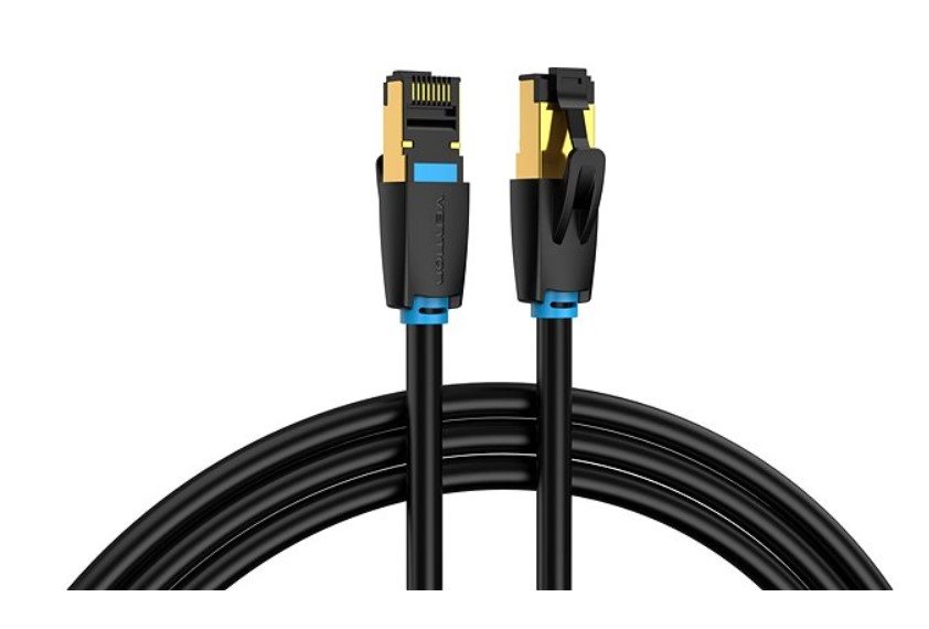 Vention Cat.8 SFTP Patchkabel 10M Schwarz Vention Cat.8 SFTP Patchkabel 10M Schwarz