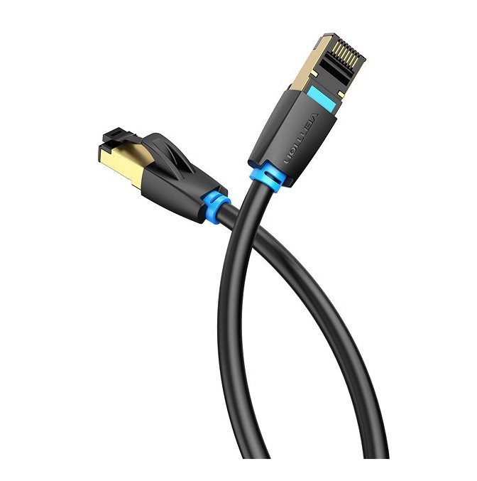 Vention Cat.8 SFTP Patchkabel 10M Schwarz Vention Cat.8 SFTP Patchkabel 10M Schwarz