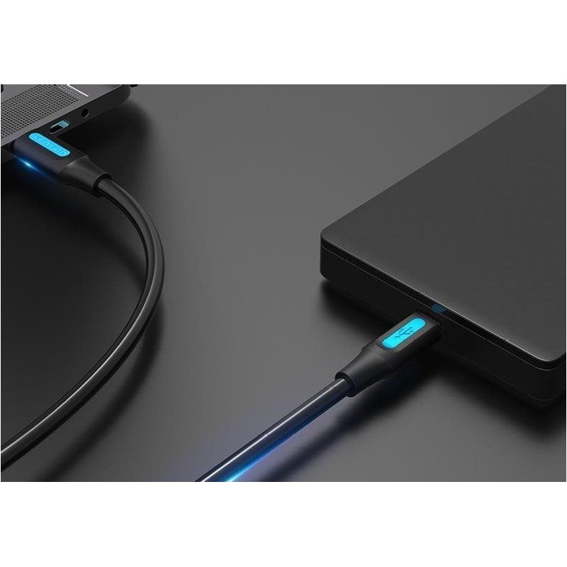 Vention USB-C 2.0 zu Mini USB 2A Kabel 0.5M Schwarz