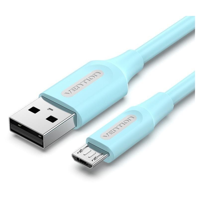 Vention USB 2.0 zu Micro USB 2A Kabel 1.5M Hellblau