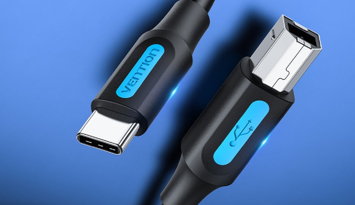 Vention USB-C 2.0 zu USB-B Drucker 2A Kabel 1.5M Schwarz Vention USB-C 2.0 zu USB-B Drucker 2A Kabel 1.5M Schwarz