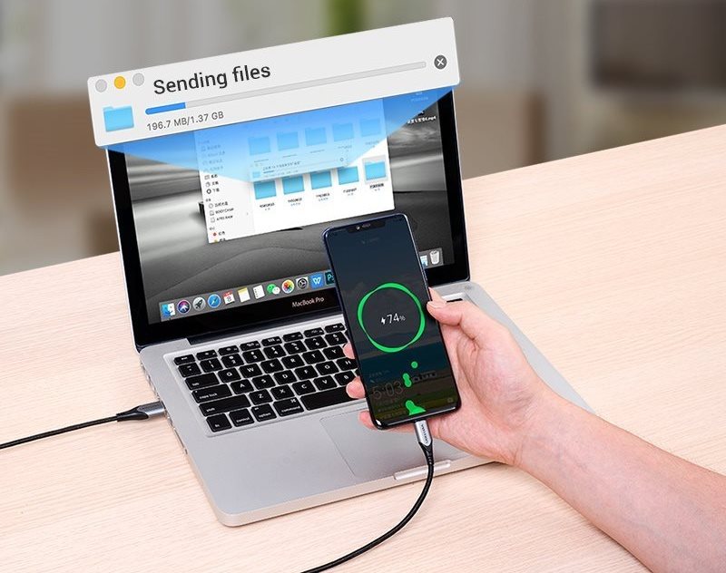 Vention Typ-C (USB-C) <-> USB 2.0 Kabel 3A