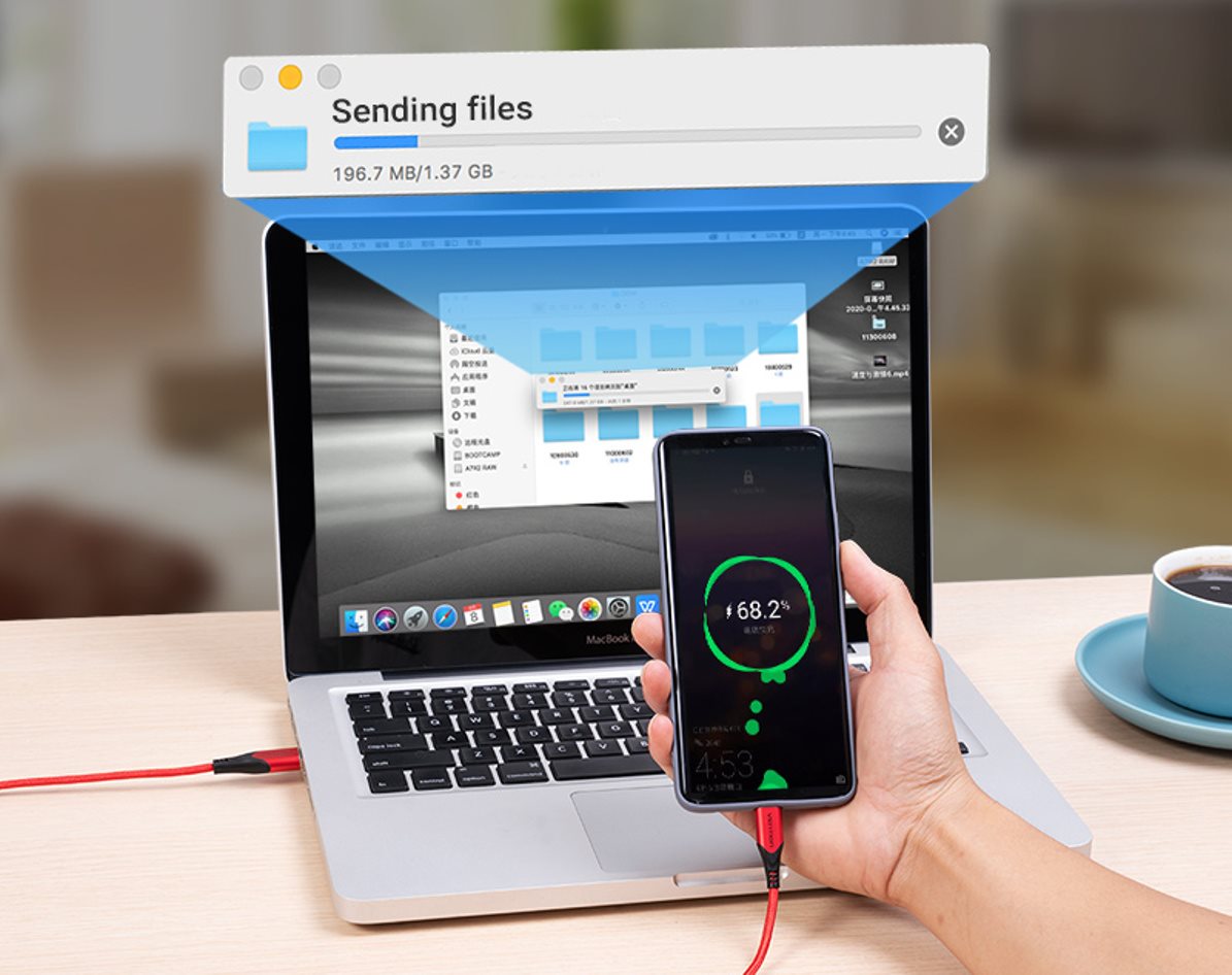 Vention Type-C (USB-C) <-> USB 2.0 Cable 3A Red