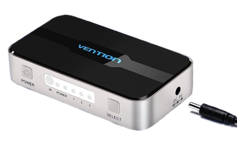 Switch Vention 3 In 1 Out HDMI Switcher With Audio