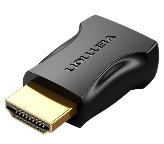 Redukce Vention HDMI Male to Female Adapter Black