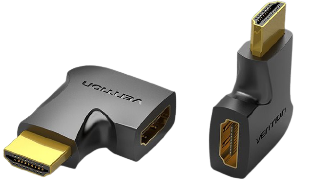 Vention HDMI 270 Degree Male to Female Vertical Flat adapter