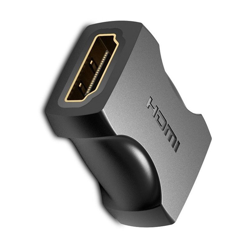 Vention HDMI Female to Female Coupler Adapter Black 2 Pack