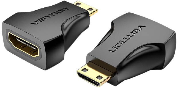 Vention Mini HDMI (M) to HDMI (F) Adapter Black