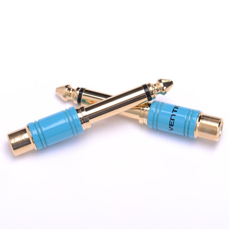 Redukce Vention 6.3mm Male Jack to RCA 