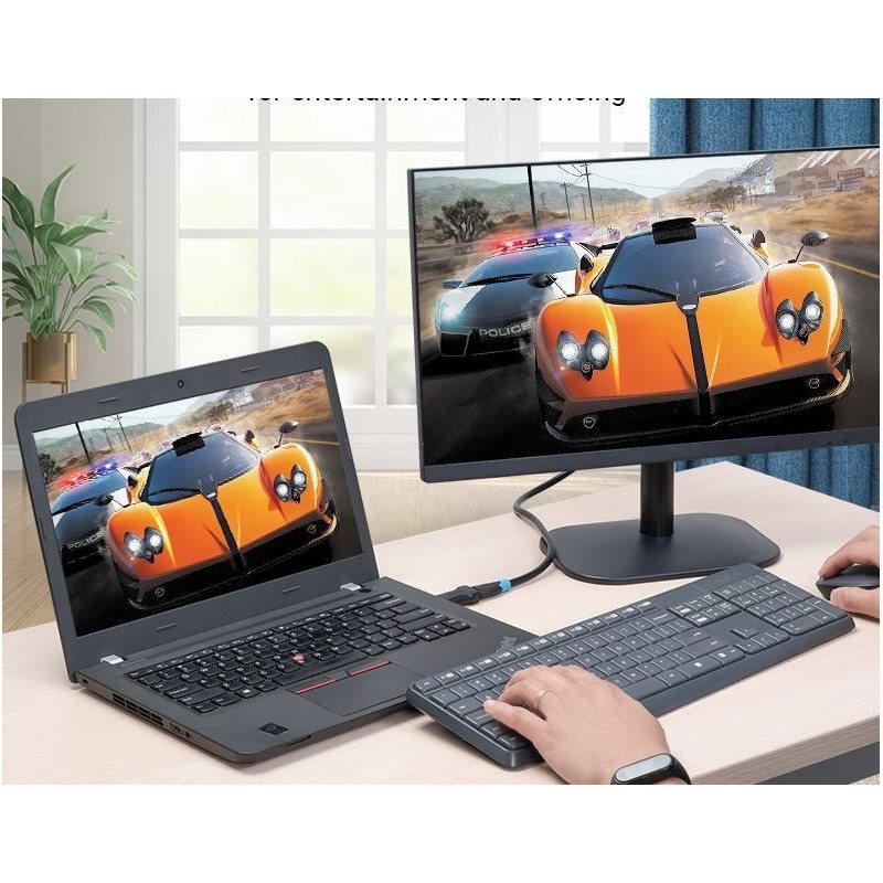 Redukce Vention DisplayPort Male to HDMI Female 4K