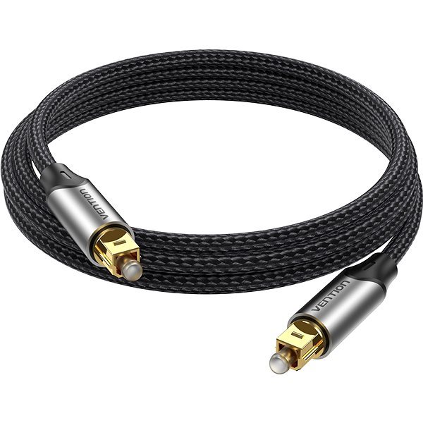 Audio kabel Vention Optical Fiber Toslink Audio Cable Aluminum Alloy Type 1M Gray