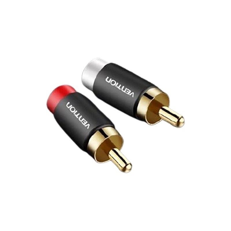 Vention 3.5mm Jack Male to 2x RCA Male Audio Cable 10m Black Metal 
