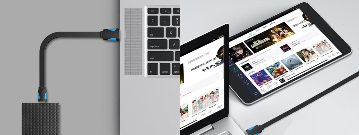 Datový kabel Vention USB2.0 -> miniUSB Cable