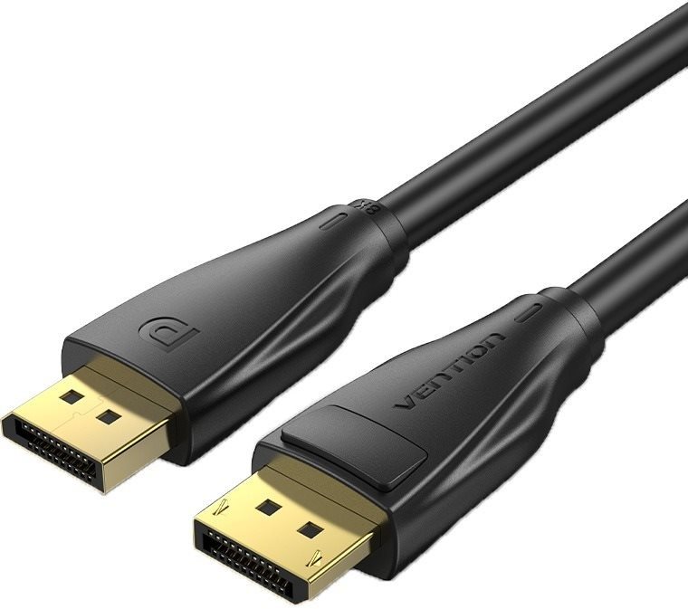 Video kábel Vention DP 1.4 Male to Male HD Cable 8K 10 m Black