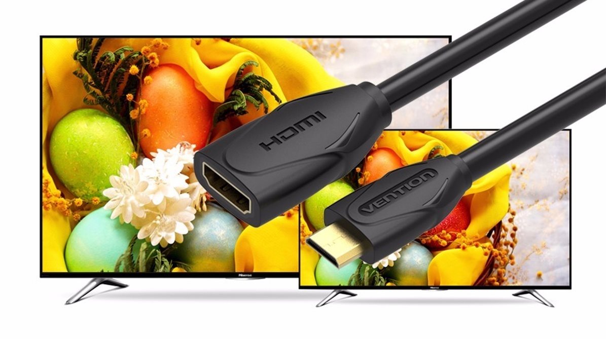 Vention Mini HDMI (M) to HDMI (F) Extension Cable
