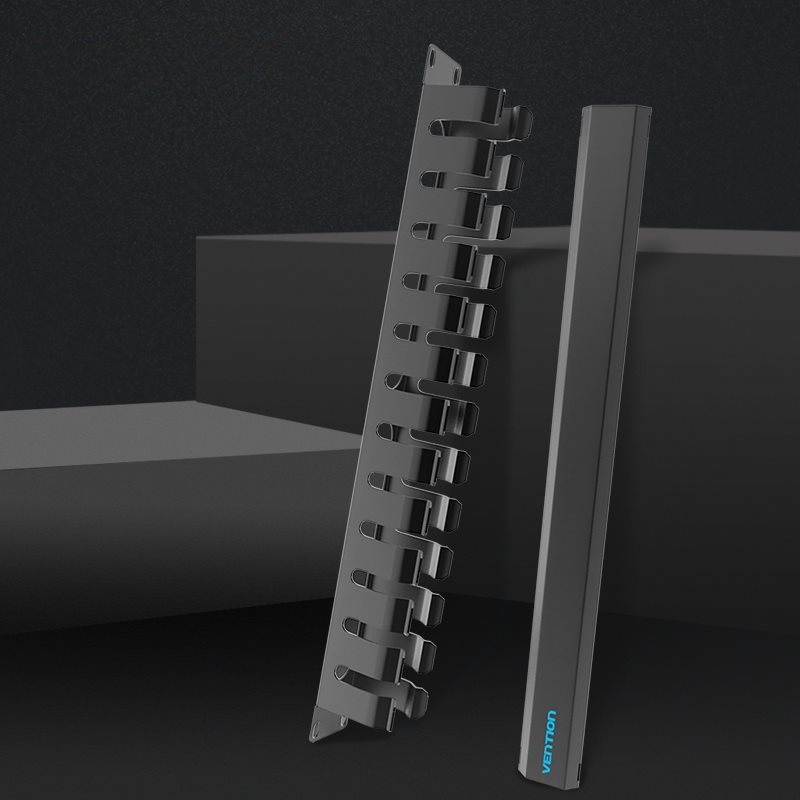 Organizér káblov Vention 24 U Cable Manager Black