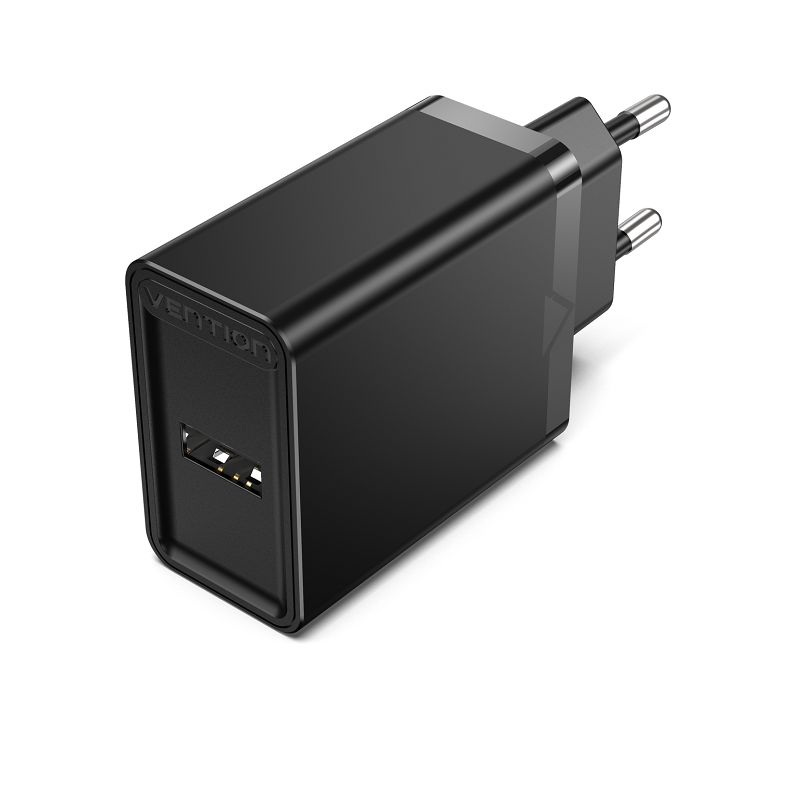 Vention 1-port USB Wall Charger (12 W) Black Vention 1-port USB Wall Charger (12 W) Black