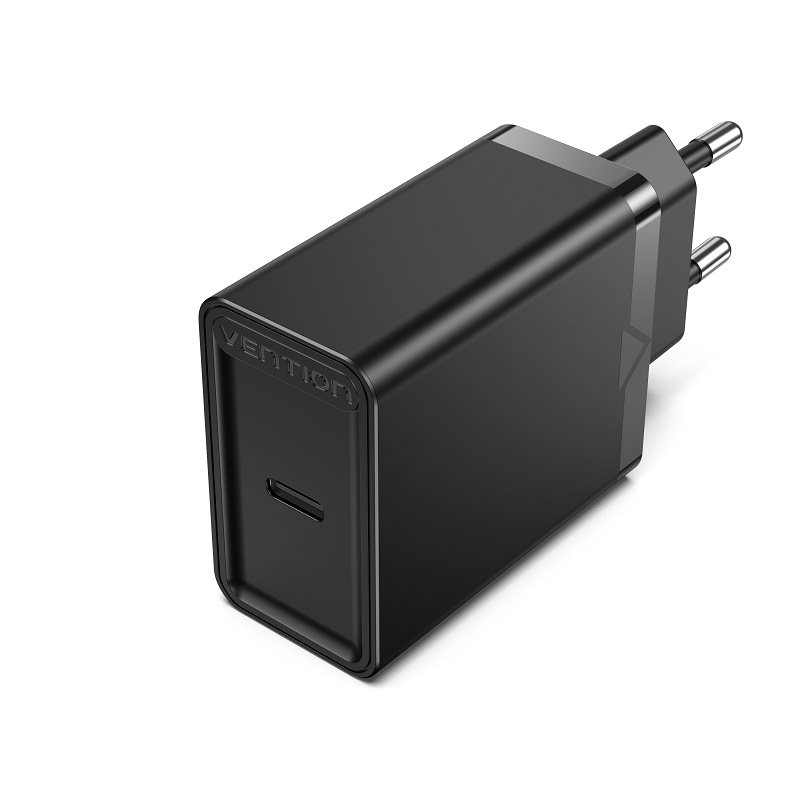 Vention 1-port USB-C Wall Charger (20 W) Black