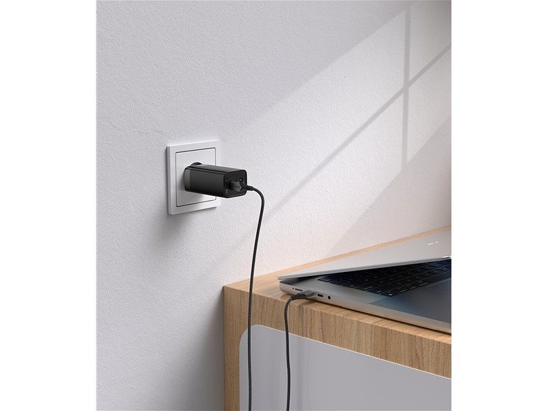 Nabíječka do sítě Vention 3-port GaN Charger (65W USB-C / 30W USB-C / 30W USB) Black