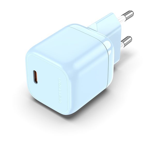 Nabíjačka do siete Vention 1-port Stylish USB-C GaN Charger (30 W) Blue
