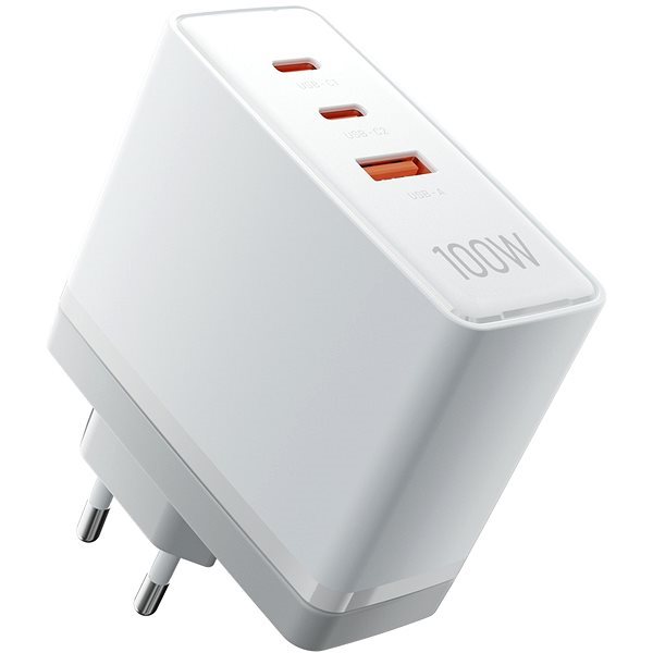 Nabíjačka do siete Vention Ultra 3-Port USB (C+C+A) GaN Charger (100 W/100 W/30 W) White