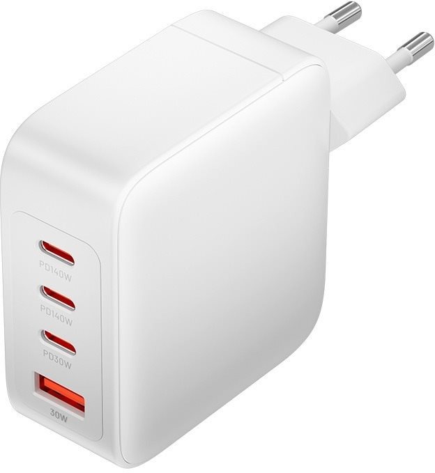 Univerzálna nabíjačka na mobil Vention 4-Port USB (C+C+C+A) GaN Charging Kit (140W/140W/30W/18W) EU-Plug White