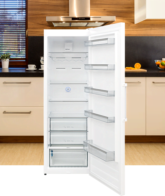 Lednice VESTFROST VR-FB373-2H0H s mrazákem dole Lednice VESTFROST VR-FB373-2H0H s mrazákem dole