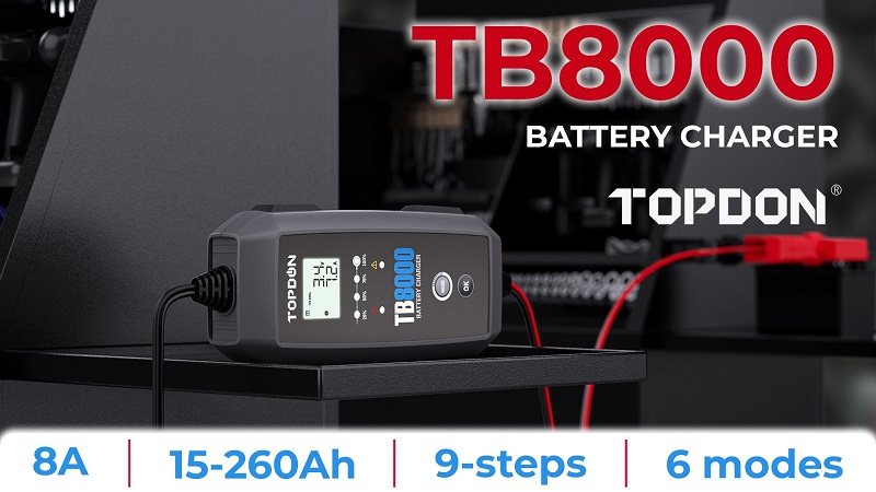 Nabíjačka autobatérií Topdon TB8000