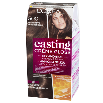 Hair Color LORÉAL CASTING Creme Gloss 500 Chestnut