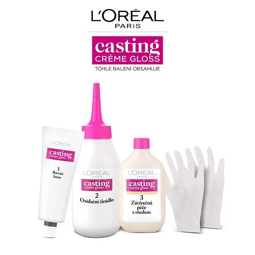 Barva na vlasy ĽORÉAL CASTING Creme Gloss 1021 Blond světlá perleťová
