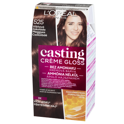 Farba na vlasy ĽORÉAL CASTING Creme Gloss 554 Chilli čokoláda