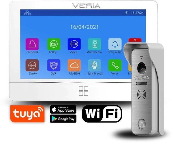 Monitor VERIA 8277B-W + stanice VERIA 831