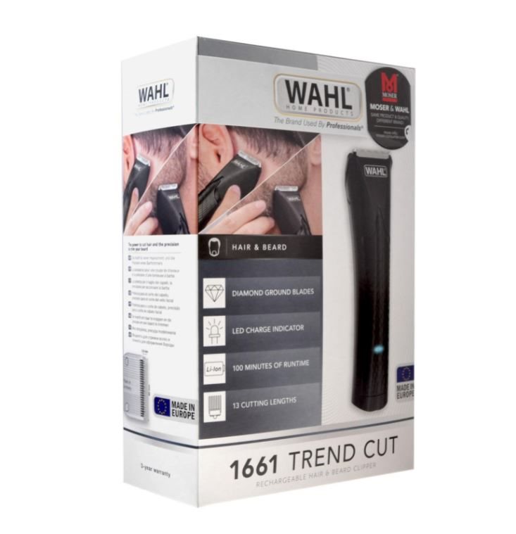 Wahl 1661-0465 TrendCut Li Ion trimmer for beard, hair and back