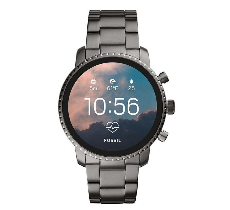 Fossil Explorist HR Smoke Stainless Steel 