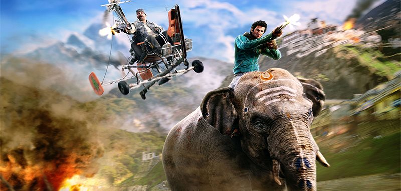 Ničit nepřátele budete moci i ze sloního hřbetu
