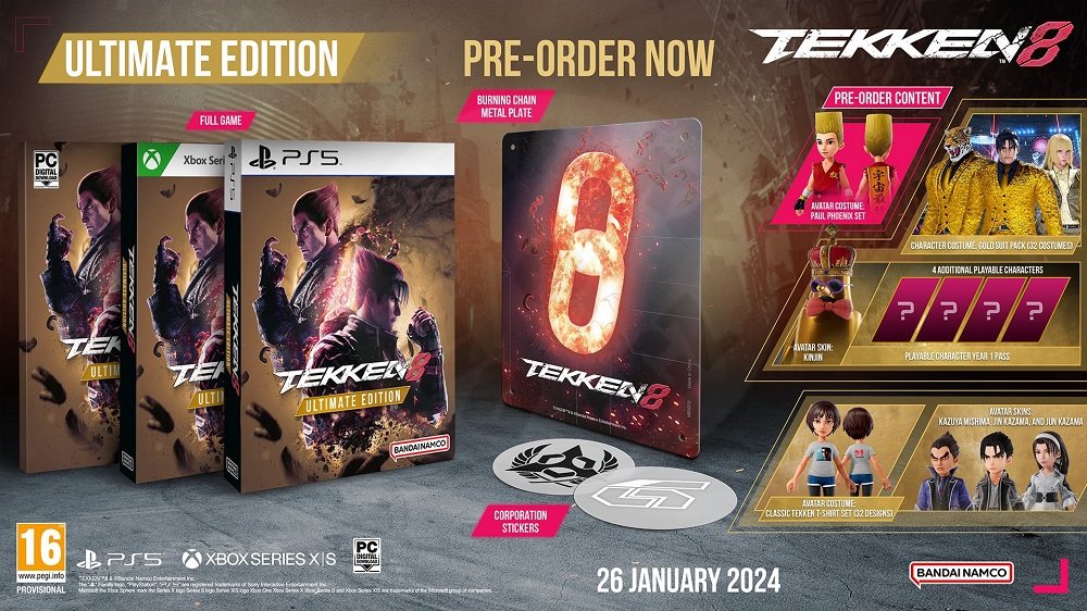 Hra na PC Tekken 8: Ultimate Edition