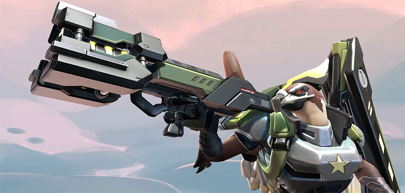 Playing as an eagle cyborg or samurai vampire? In Battleborn, this is a common routine. Hrát za orlího kyborga, či samurajského upíra? V Battleborn běžná rutina